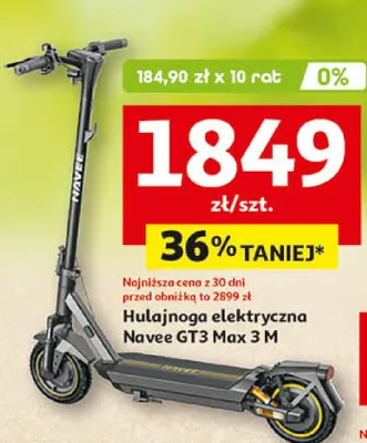Hulajnoga elektryczna Navee GT3 Max 3 M promocja w Auchan