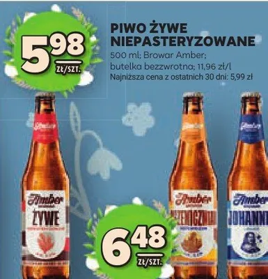 Piwo johannes, pszenicniak promocja w Stokrotka