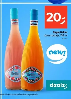 Napój Bellini Santero brzoskwiniowy promocja w Dealz