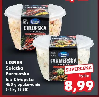 Sałatka Chłopska Lisner promocja w Kaufland
