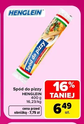 Spód do pizzy Henglein promocja w Carrefour Market