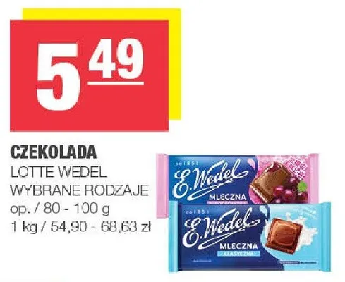 Czekolada promocja w SPAR