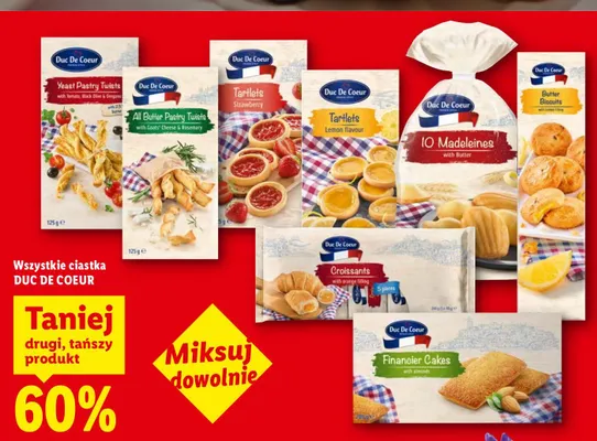 Ciastka wszystkie rodzaje promocja w Lidl