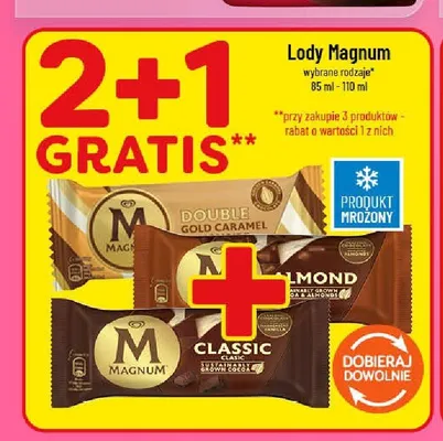 Lody Magnum Almond promocja w POLOmarket