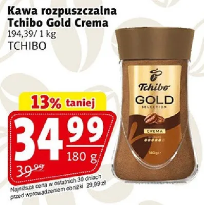 Kawa rozpuszczalna Gold Crema promocja w Prim Market
