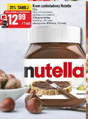 Krem czekoladowy Nutella promocja w POLOmarket
