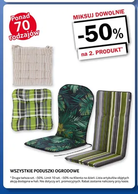 Poduszki ogrodowe promocja w Selgros