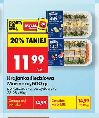 Krajanka śledziowa po kaszubsku Marinero promocja w Biedronka