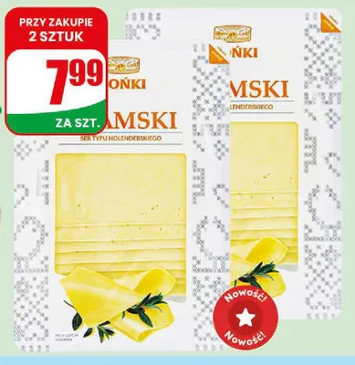 Ser edamski w plastrach Mońki promocja w Dino