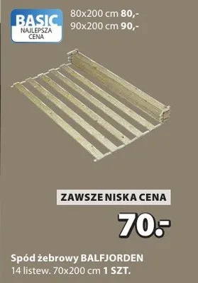 Spód żebrowy BALFJORDEN promocja w Jysk