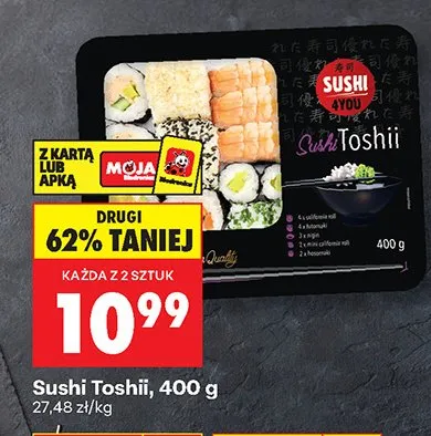 Sushi Toshii promocja w Biedronka