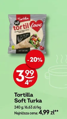 Tortilla Soft Turka promocja w Żabka