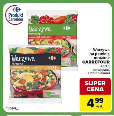Warzywa na patelnię z ziemniakami Carrefour promocja w Carrefour Express