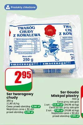 Ser twarogowy chudy z Kowalewa promocja w Dino