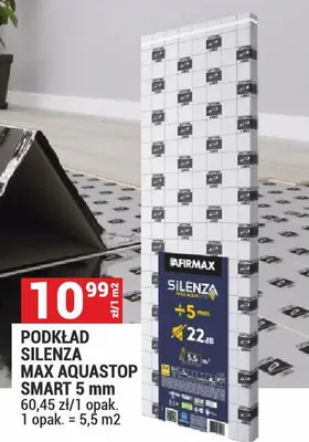 Podkład Silenza Max Aquastop Smart 5 mm promocja w Merkury Market