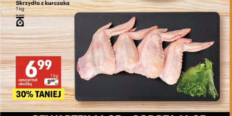 Skrzydła z kurczaka promocja w Delikatesy Centrum