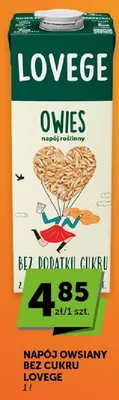 Napój owsiany bez cukru Lovege promocja w Euro Sklep