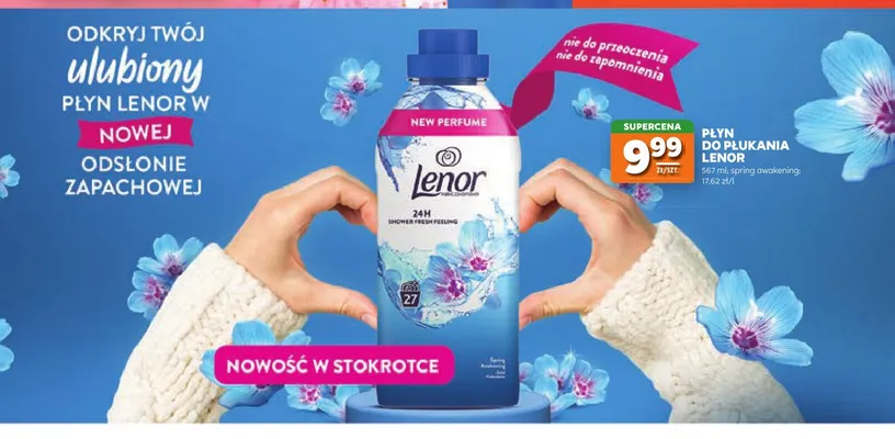 Płyn do płukania Lenor spring awakening promocja w Stokrotka