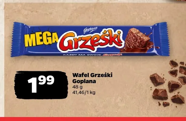 Wafel Grześki promocja w Netto