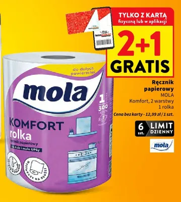 Ręcznik papierowy Komfort, 2 warstwy promocja w Intermarche