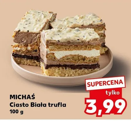 Ciasto Biała trufla Michaś promocja w Kaufland