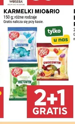 Karmelki Mio&Rio Miętowe promocja w Stokrotka