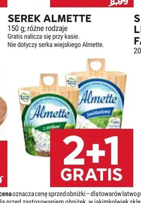 Serek puszysty Almette promocja w Stokrotka