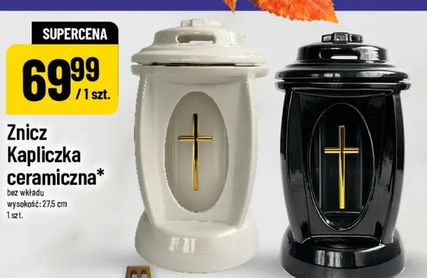 Znicz kapliczka ceramiczna promocja w POLOmarket
