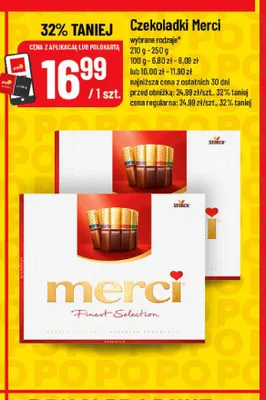 Czekoladki Merci promocja w POLOmarket
