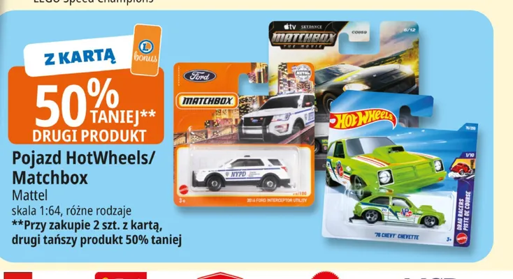 Pojazd Matchbox Mattel promocja w Leclerc