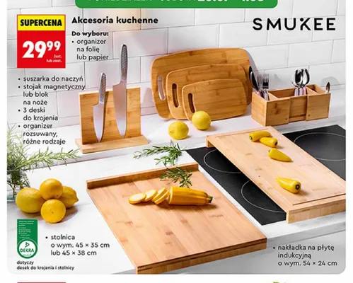 Deski do krojenia Smukee 3-pak promocja w Biedronka