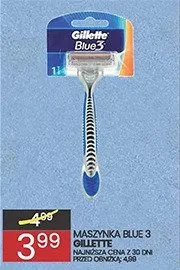 Maszynka Blue 3 Gillette promocja w Wafelek