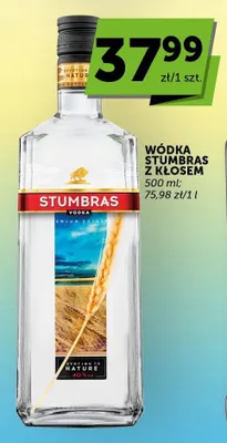 Wódka Stumbras z Kłosem promocja w Euro Sklep