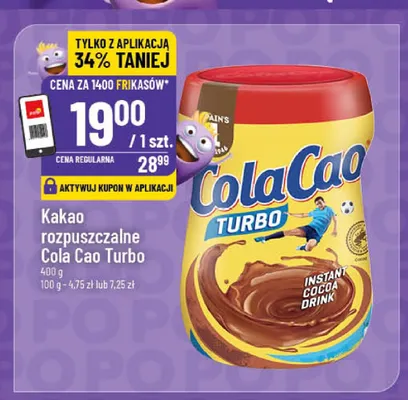 Kakao rozpuszczalne Cola Cao Turbo promocja w POLOmarket