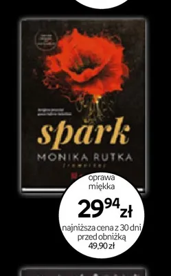 Książka Spark Monika Rutka promocja w Empik