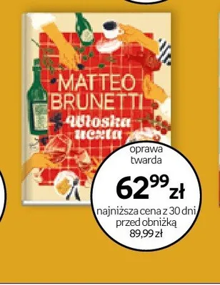 Książka Włoska uczta Matteo Brunetti promocja w Empik