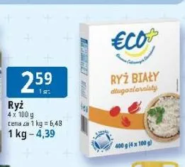 Ryż Eco+ 4-pak 100 g promocja w Leclerc