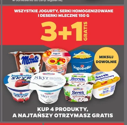 Jogurt typu islandzkiego Skyr waniliowy Piątnica promocja w Netto
