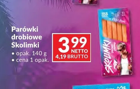 Parówki drobiowe Skolimki JBB Bałdyga promocja w Makro