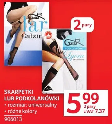 SKARPETKI LUB PODKOLANÓWKI promocja w Selgros