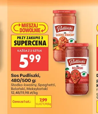 Sos Pudliszki promocja w Biedronka