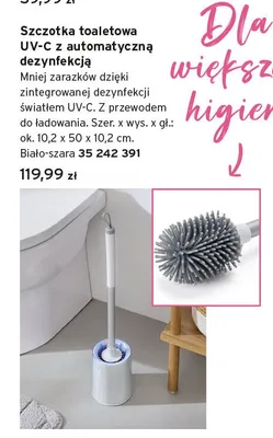 Szczotka toaletowa UV-C z automatyczną dezynfekcją promocja w Tchibo
