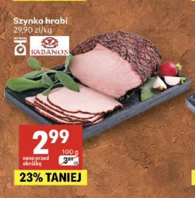 Szynka hrabi Kabanos promocja w Delikatesy Centrum