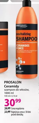 Szampon do włosów Prosalon Ceramidy promocja w Hebe