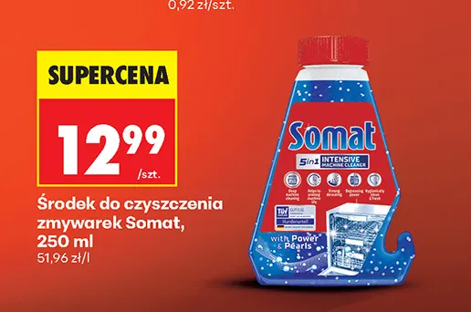 Środek do czyszczenia zmywarek Somat promocja w Biedronka