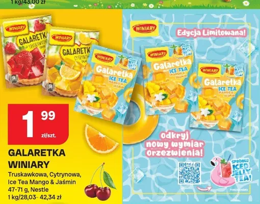 Galaretka Winiary Ice Tea Mango & Jaśmin promocja w Chorten