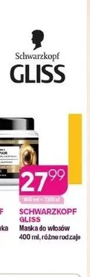 Maska do włosów Schwarzkopf Gliss promocja w Drogerie Koliber