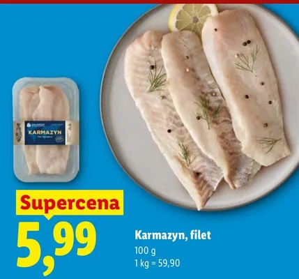 Karmazyn, filet promocja w Lidl