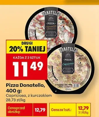 Pizza Capriciosa Donatello promocja w Biedronka