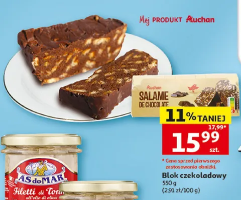 Filet z tuńczyka w oliwie z oliwek As do Mar promocja w Auchan